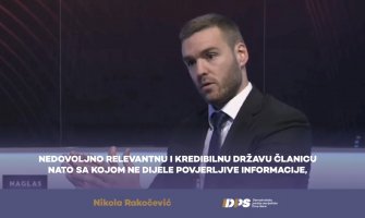 Rakočević: Zbog naloga sa adresa koje su usprotivljene evropskim vrijednostima Abazović bacio pod noge evropsku agendu Crne Gore 