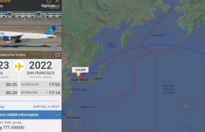 Avion poletio u 2023. godini, a sletio u 2022.