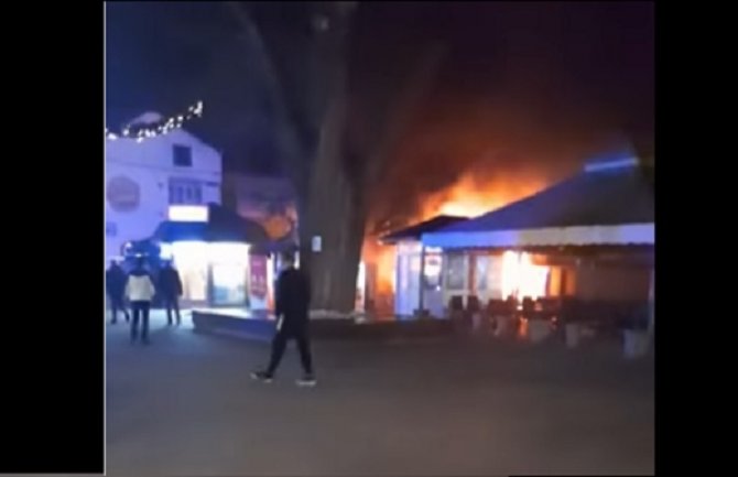 Vrnjačka banja: Požar u kiosku, stradao muškarac