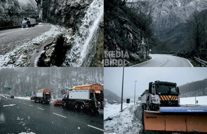 Zbog odrona na auto putu zabranjen saobraćaj za autobuse i teretni saobraćaj preko 3,5t