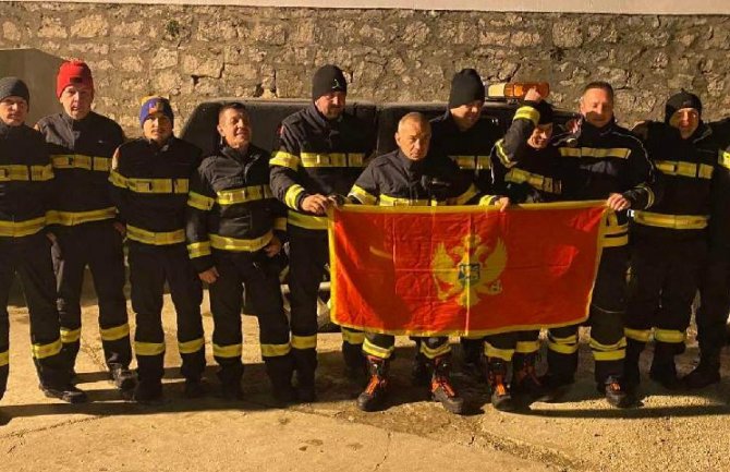 Članovi nikšićke Službe zaštite i spašavanja otišli   jutros u Tursku