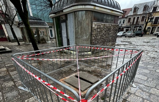 Cetinje: Sanacija kamene krune bunara na Balšića pazaru