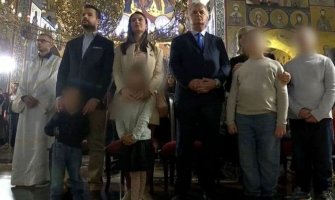 Milatović i Borovinić-Bojović na vaskršnjoj liturgiji u Hramu Hristovog vaskrsenja