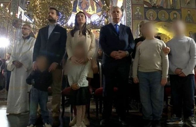 Milatović i Borovinić-Bojović na vaskršnjoj liturgiji u Hramu Hristovog vaskrsenja