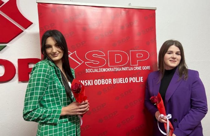 Arslanović predsjednica Foruma mladih OO SDP Bijelo Polje