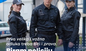 Biram policiju – prva važna odluka treba da bude prava