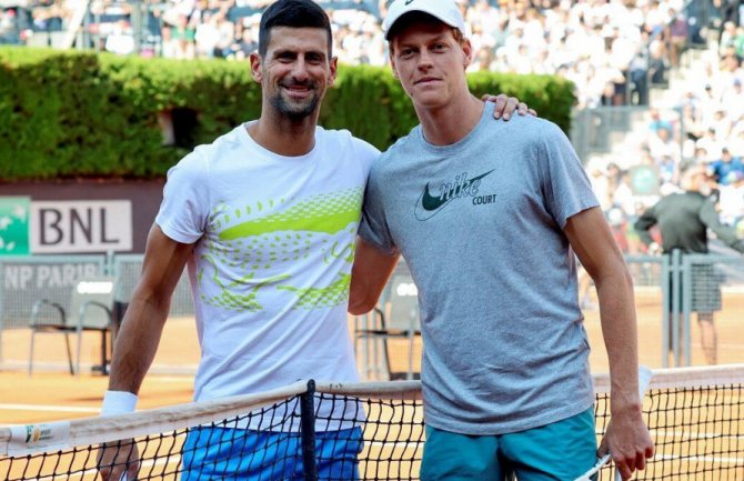 Novak trenirao sa Sinerom na Foro Italiku