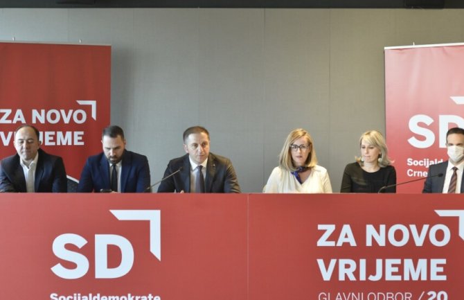 Mugoša, Nenezić, Canović i Zirojević prvi na listi SD-a