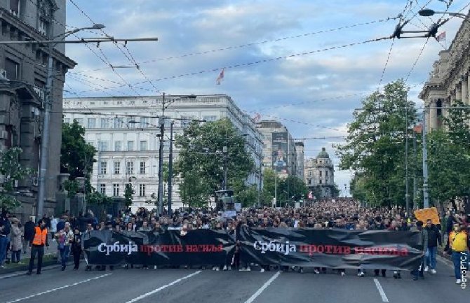 Novi protest u Beogradu, blokirana 