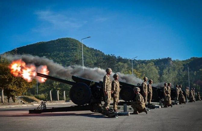 Povodom inauguracije Milatovića počana paljba izvedena na Cetinju