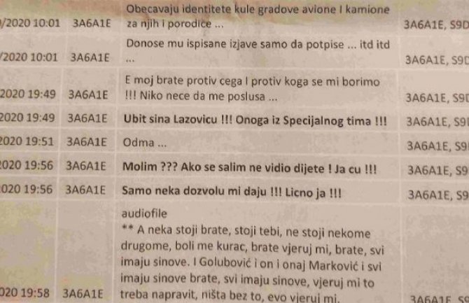 “Škaljarci” tokom šest mjeseci četiri puta razgovarali o ubistvu Lazovića