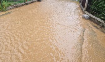 Poplave u Rožajama, naselje Ibarac pod vodom