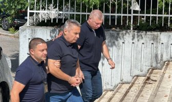 Veljović, Nikočević i Mrkić sprovedeni na saslušanje u Višem sudu u Podgorici