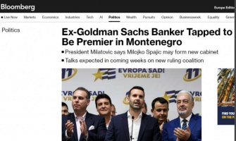 O Spajiću piše i Bloomberg: Bivši bankar Goldman Sachs-a izabran za premijera u Crnoj Gori