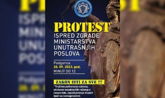 Nezavisni sindikat policije najavio protest ispred MUP-a: Budućnost svih nas je u pitanju