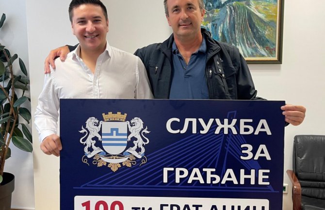 Vladislav Dajković razgovarao sa 100. građaninom