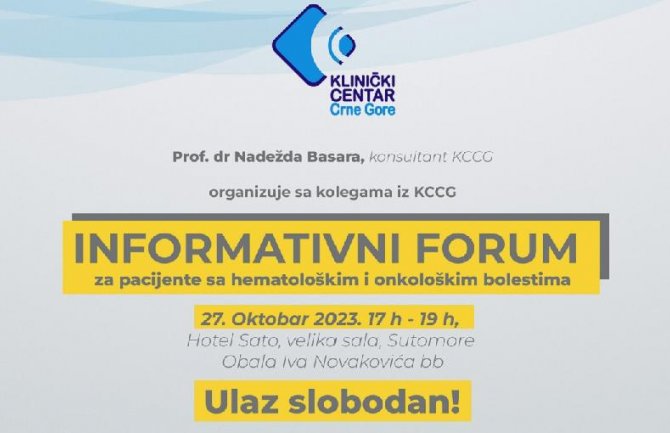 Forum za pacijente sa hematološkim i onkološkim bolestima