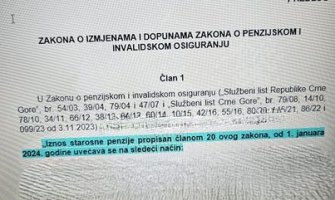 Spreman predlog za povećanje i minimalne i ostalih penzija