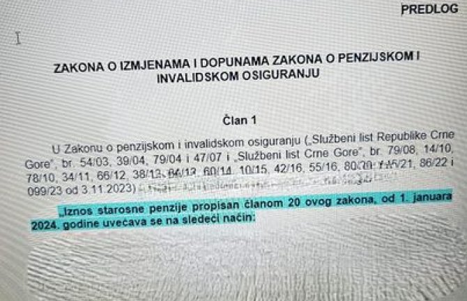 Spreman predlog za povećanje i minimalne i ostalih penzija