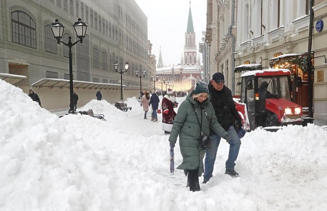 Moskvu zahvatila najintenzivnija snježna oluja u posljednjih 60 godina