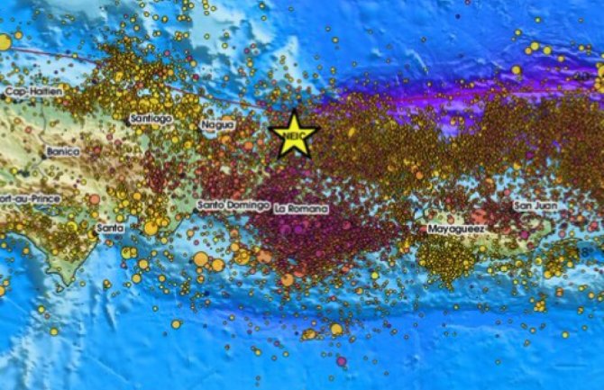 Snažan zemljotres pogodio Dominikansku Republiku
