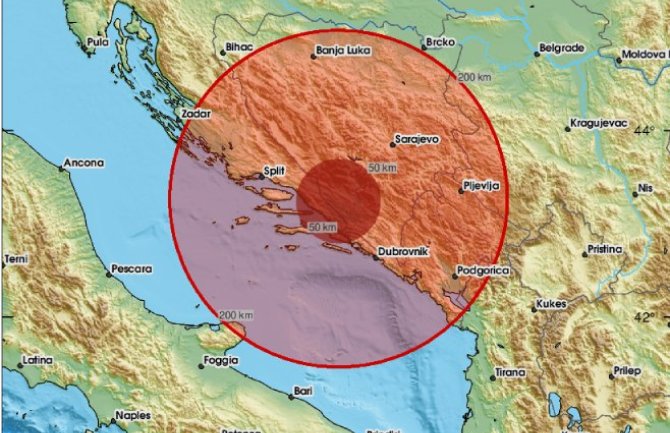 Zemljotres u Hrvatskoj, osjetio se i u BiH