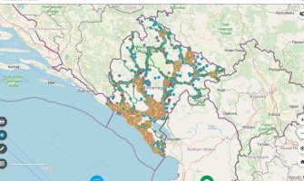 Pogledajte prvu mapu najrizičnijih dionica i raskrsnica u Crnoj Gori