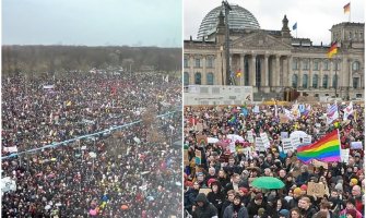 Masovni protesti u Berlinu: Više od 150.000 ljudi ustalo protiv desnog ekstremizma