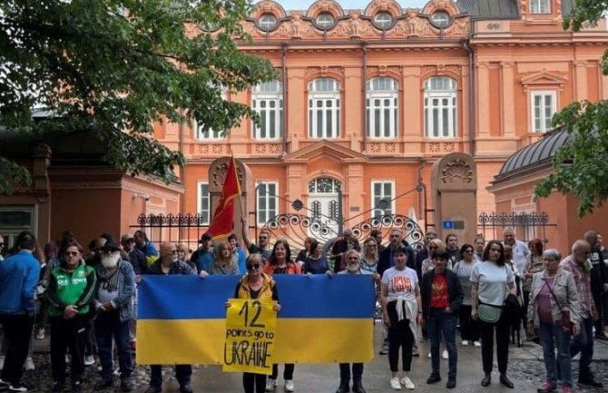 Sjutra velika šetnja za Ukrajinu na Cetinju