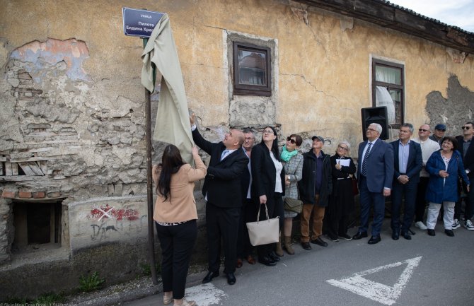 Mandić na otvaranju ulice pilota Eldina Hrapovića