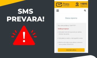 Pošta CG: UPOZORENJE! Ponovo aktuelne online prevare