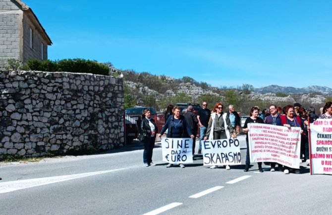 Protest radnika Košute: Ponižavajući stav premijera i Vlade prema nama