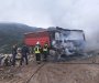 Na Brajićima se zapalio kamion budvanskog Komunalnog preduzeća, nema povrijeđenih