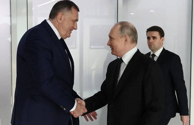 Dodik bi se danas trebao sastati sa Putinom, dobit će i medalju