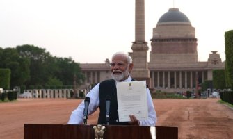 Indija: Teći mandat za premijera, Modi položio zakletvu