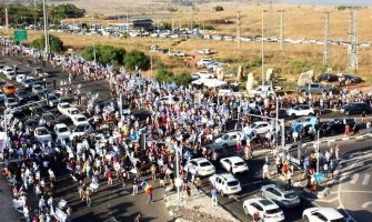 U Izraelu novi protesti protiv vlade, na sjeveru zemlje blokiran i saobraćaj