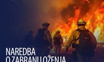 Podgorica: Donijeta naredba o zabrani loženja i upotrebi vatre na otvorenom prostoru