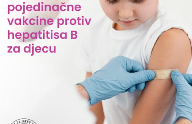 IJZ: Ponovno dostupne pojedinačne vakcine protiv hepatitisa B za djecu