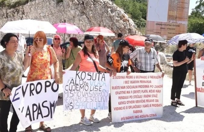 Radnici Košute nastavljaju sa protestima