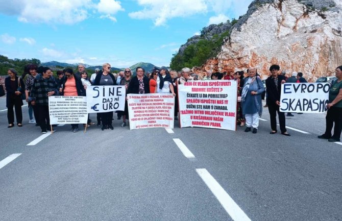 Radnici Košute sjutra ponovo blokiraju put Cetinje – Podgorica