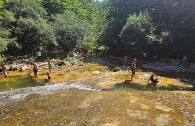 Neobično bjekstvo od vrućine: Sa knjigom u rijeci Bukovici