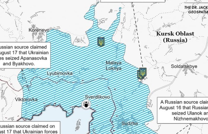 Nova analiza pokazuje kako je Ukrajina manevarskim ratom u Kursku nadmudrila rusku vojsku